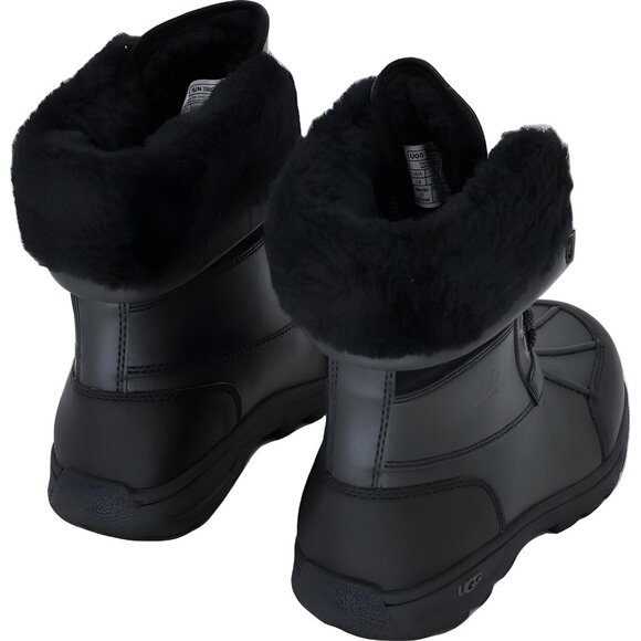 UGG Butte II CWR Waterproof Winter Snow Boots Black Kids Girls US 13 - Picture 3 of 6
